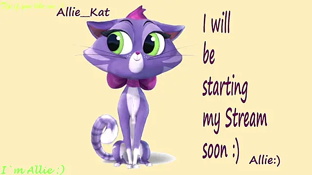 Allie Kat online show from 30, 5, 2026