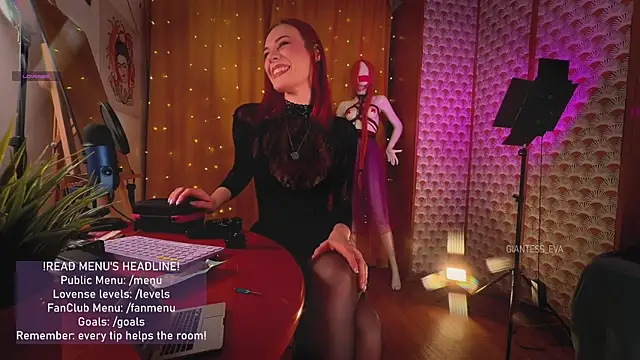 Giantess Eva online show from 4, 4, 2026