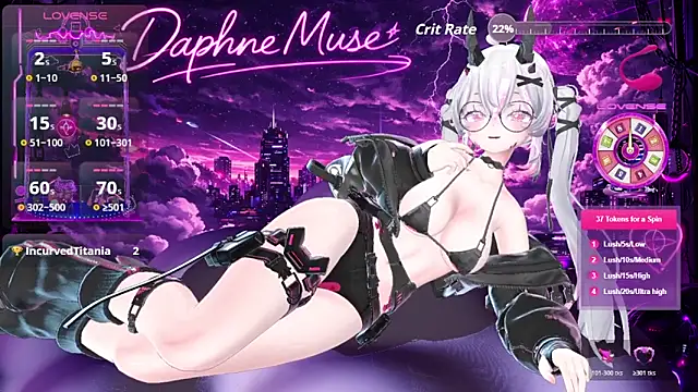 Muse Daphne online show from 25, 3, 2026
