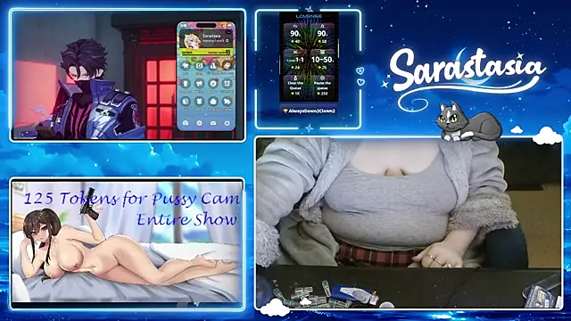 Snapshot of Sarastasia417 chatting on 5, 7, 2026 Sarastasia417 online show from 5, 7, 2026