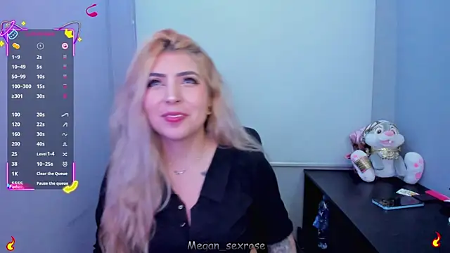 Megan sexrosse online show from 16, 4, 2026