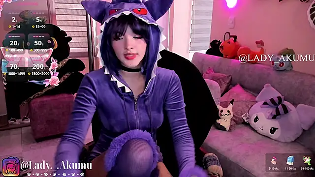 LadyAkumu online show from 7, 7, 2026
