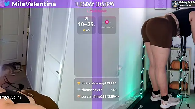 MilaValentina online show from 29, 1, 2025