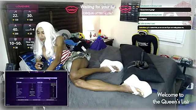 QueenofWhiteIce online show from 7, 1, 2025