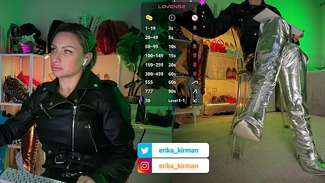 Erika Kirman online show from 9, 1, 2026