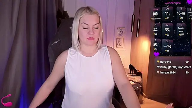 YolandaKiss online show from 1, 3, 2025