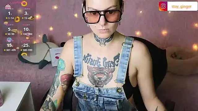 Ginger Stay online show from 29, 1, 2025