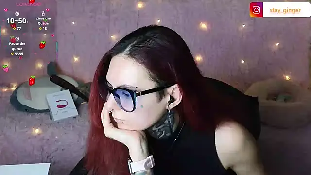 Ginger Stay online show from 22, 2, 2025