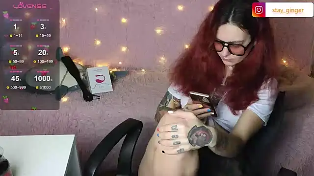 Ginger Stay online show from 2, 3, 2025