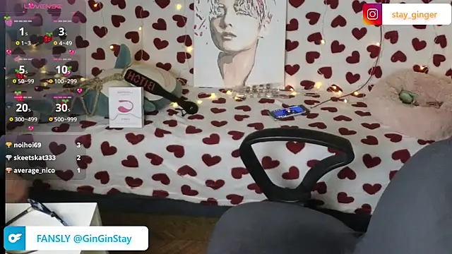 Ginger Stay online show from 22, 3, 2025