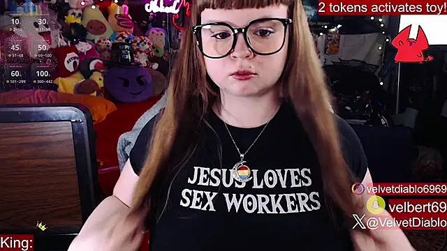 VelvetDiablo online show from 6, 1, 2026