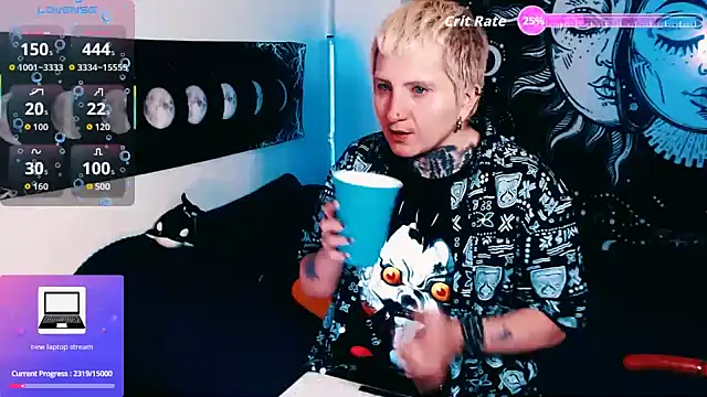 Marieblueeyes online show from 26, 2, 2026