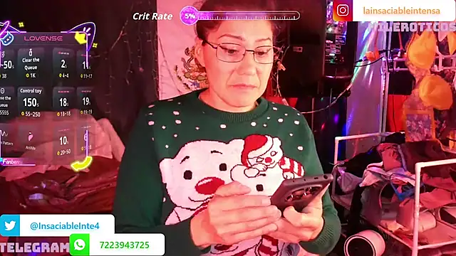 LaInsaciableIntensa online show from 13, 4, 2026