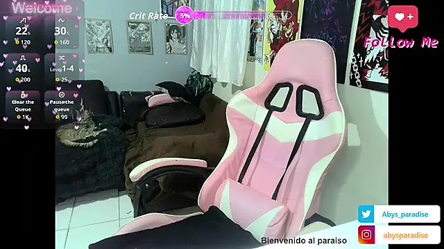 Abysparadise online show from 17, 10, 2025