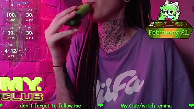 Witch Emma online show from 21, 2, 2026