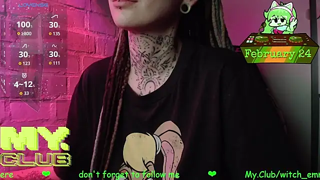 Witch Emma online show from 24, 2, 2026