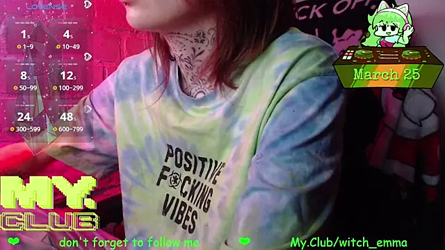 Witch Emma online show from 25, 3, 2026